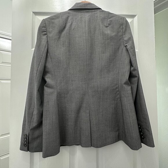 Banana Republic Gray Blazer Suit Jacket Size 12 - Picture 9 of 14